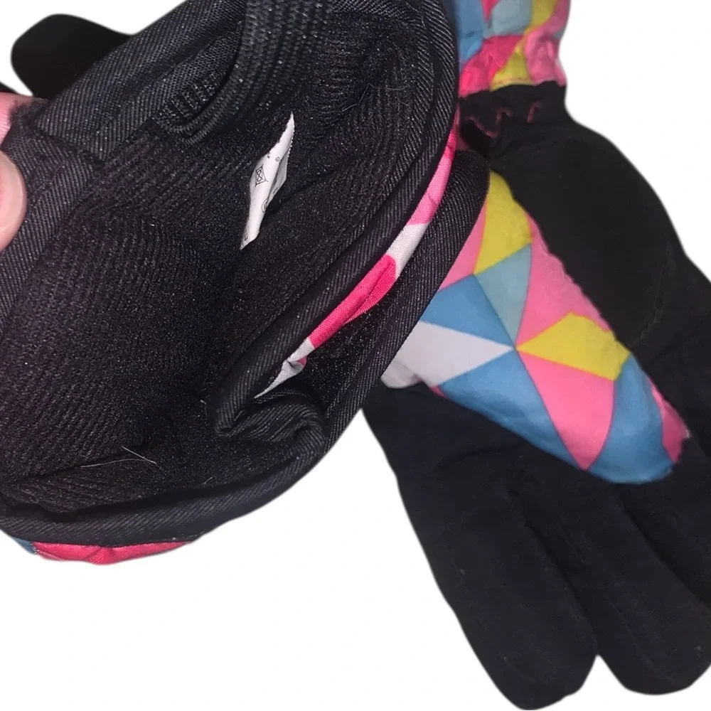 The Children’s Place Colorful Geometric Winter Gloves Snow Gloves